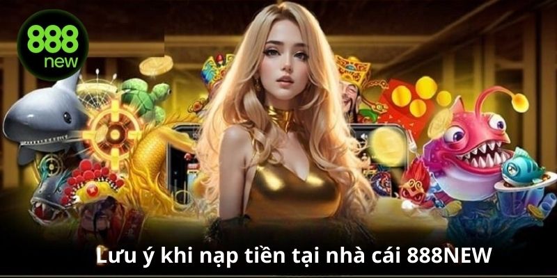 Một số lưu ý khi nạp tiền vào nhà cái 888NEW