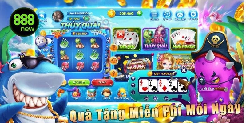 Sảnh game có nhiều sự kiện hấp dẫn có 1-0-2